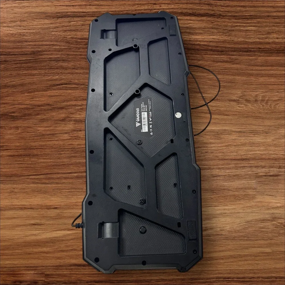 GAMDIAS ARES V2 Gaming Keyboard USB Wired Ergonomic Red‎ Accents PC Computer